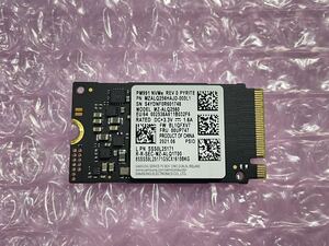未使用に近い SAMSUNG PM991 MZ-ALQ2560 256GB SSD NVMe 2242 M.2 
