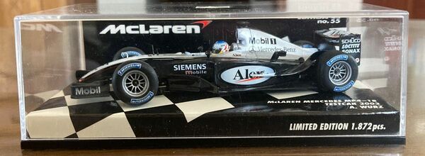 ミニカー ミニチャンプス1/43 McLaren Mercedes MP4-18 A.Wurz 530034399