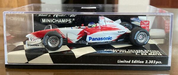 ミニカーミニチャンプス1/43 400 030071PanasonicToyota F1Pres.2003 C. da Matta