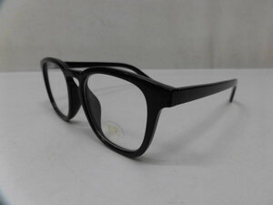 新品 スクエア ウェリントン メガネ 伊達眼鏡 めがね 2958 ブラック 黒
