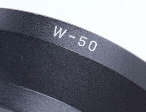 【Y215】キヤノン製 レンズフード W-50 かぶせ式 年式相応 キズスレテカ