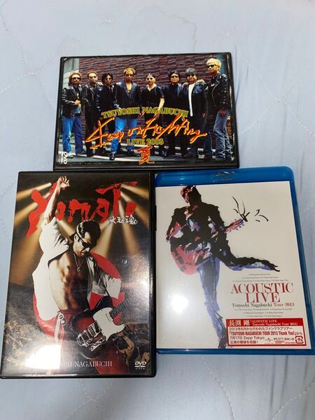 長渕剛 LIVE DVD&Blurayの3枚セットです(ω)