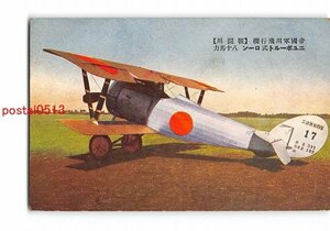 Xx9872●帝国軍用飛行機 戦闘機 ニュポールト式ローン 80馬力【絵葉書】