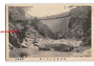 XyB3097●徳島 阿波祖谷かずら橋 エンタイア【絵葉書】