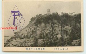 Xi6332●宮城 金華山 灯台【絵葉書】