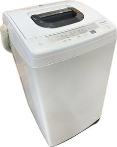 送料無料g31420 HITACHI 日立 5kg 全自動洗濯機 NW-50E 本体幅50cm 上開き 縦型 洗濯機 生活家電 一人暮らし 単身