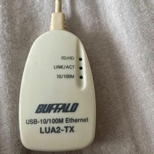 BUFFALO USB LANアダプター　LUA2-TX 中古　動作確認OK