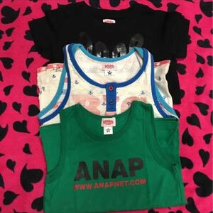 ANAP kids Tシャツ&タンクトップ110 3点set