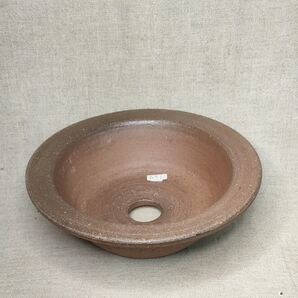 植木鉢 盆栽鉢 山野草 丸鉢 焼き締め植木鉢