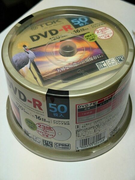 DVD-R 50枚入　TDK