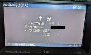 音声合成データカード CA-6000 京王バス中野営業所