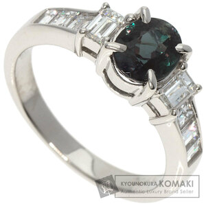  jewelry alexandrite diamond ring * ring platinum PT900 used 