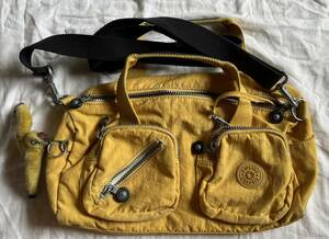 Kipling Kipling сумка сумка на плечо ручная сумочка желтый цвет 