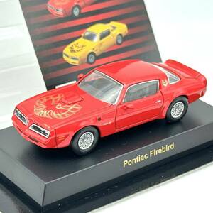【京商】 ポンティアック ファイヤーバード (赤) 1/64 USA Sports Car Minicar Collection Pontiac Firebird Kyosho CVS