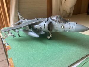1/48 プラモデル完成品　AV-8B ハリアー　ジャンク