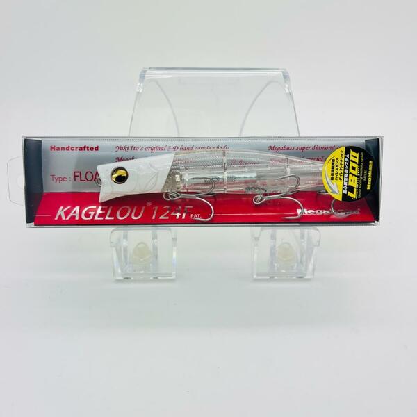 新品 Megabass メガバス KAGELOU KAGELOU 124F カゲロウ カゲロウ 124F WHITE HEAD ホワイトヘッド