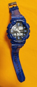  G-SHOCK CASIO GAX-100MA 青 ブルー 腕時計 カシオ Gショック 美品 電池切れ