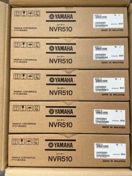 【新品・未開封】YAMAHA NVR510　5台