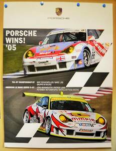 2005y Porsche Motor Sport original 911GT3RSR poster ( new goods )