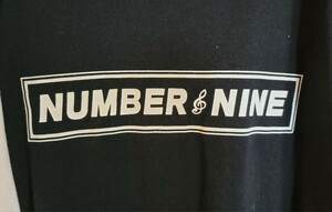Number (N)ine ナンバーナイン ラグランロゴ 七分袖 ボックスロゴ