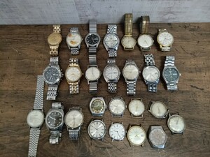 C25 SEIKO セイコー 腕時計 まとめ 26本　Sロゴ　MARVEL　精工舎　クオーツ　ビンテージ　レトロ　ジャンク