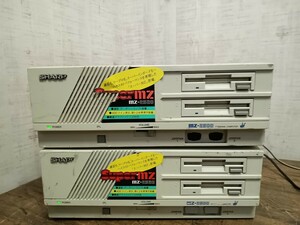 C39 ② SHARP sharp MZ-2500 MZ-2520 retro персональный компьютер персональный компьютер корпус только Junk 