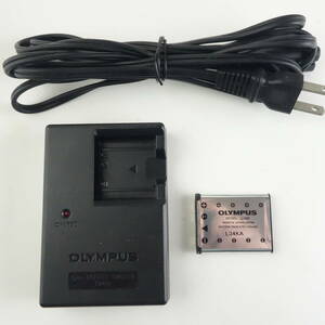OLYMPUS LI-40C オリンパス 充電器 純正 バッテリーチャージャー + LI-42B 純正 バッテリー