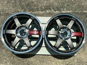 RAYS VOLK RACING TE37SL 17インチ、7.5jインセット+40 PCD114.3、5穴