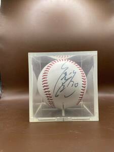 [ ultra rare ]. number 30 autograph autograph ball Professional Baseball . river table? Yomiuri Giants . person . thing 