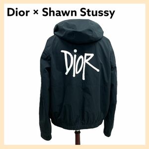 Dior x Shawn Stussy ディオールオム ショーン・ステューシー Hooded Blouson ロゴプリント ブルゾン マウンテンパーカー 013C402E4810