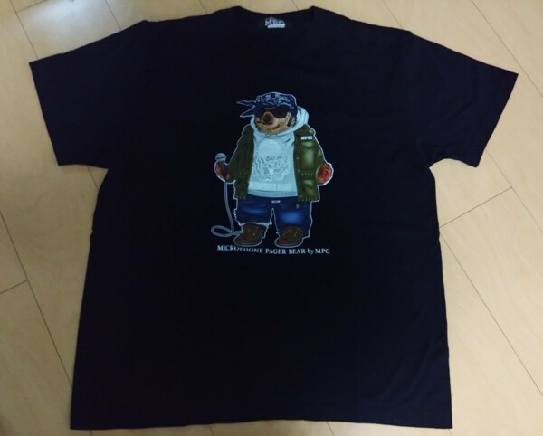 マイクロフォンペイジャー Tシャツ 黒