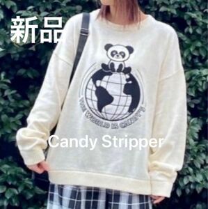 719 新品　Candy Stripper ぺぺ　ニット　セーター　ゆったり　L