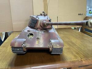 1/16 Tamiya RC plastic model tank King Tiger assembly ending Junk 