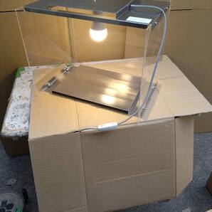 アクリル製 ホットケース 100V電源 LEDランプ付き