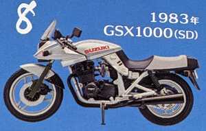 ⑧SUZUKI GSX1100S 刀 1983 GSX1000S(SD)　ヴインテージバイクキットVol.10　1/24　エフトイズ　F-toys