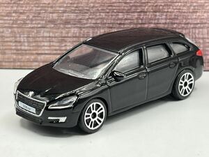 即決有★MAJORETTE マジョレット PEUGEOT プジョー 508 SW ブラック 黒★ミニカー 