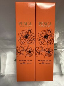 U05047 Pesca Carina гладкий UV гель солнцезащитное средство * основа под макияж 50g ×2 шт не использовался товар стоимость доставки 350 иен 
