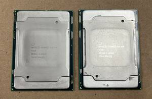 Intel Xeon Silver 4110 2.10GHz SR3GH CPU 2個セット ①