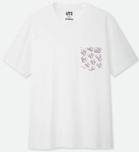 新品 完売品 4XL ユニクロｘカウズ コラボ tシャツ 未使用タグ付き UNIQLOｘKAWS ポケット 総柄