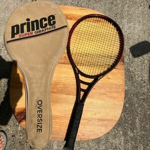  Prince теннис ракетка super graphite большой размер теннис ракетка осмотр ) prince oversize GRAPHITE