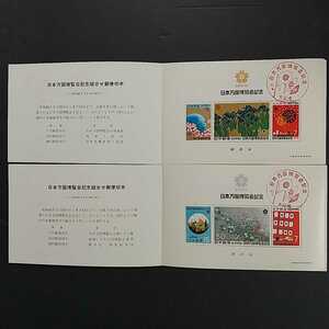 EXPO'70 『日本万国博覧会』 1次 2次 万国博記念印 小型シート【未使用切手】