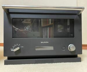 *[ junk treatment ]* BALMUDA The Range K04A-BK black 2019 year made bar Mu da microwave oven *