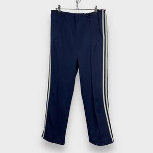 ☆送料無料☆80ｓ☆adidas☆アディダス☆トラックパンツ☆台湾製☆ジャージ☆ラインパンツ☆ネイビー☆M☆F24M