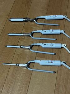 TK hair iron 14mm.8mm.6mm.4mm 4 pcs set electrification has confirmed 