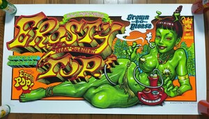 【貴重！】ロッキンジェリービーン　初期シルクスクリーンポスター　2枚セット！EROSTY TOP　Rockin Jelly Bean 