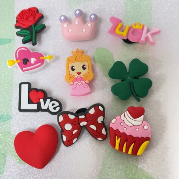 クロックス ジビッツ10点セット グルミット パーツ 飾り チャーム アクセサリーDIY D