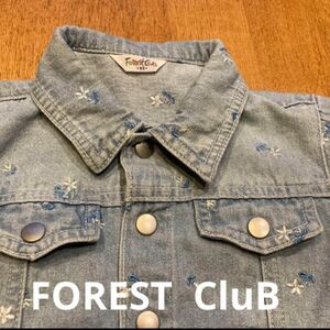 女児ベビー　デニム　ジャケット【FOREST CLUB】 95サイズ