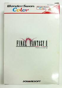  WonderSwan color Final Fantasy Ⅱ RPG box opinion attaching 