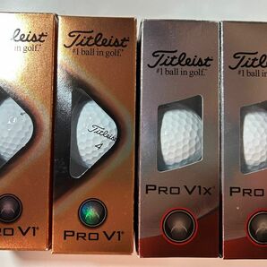 タイトリストゴルフボール PRO V1xとv1