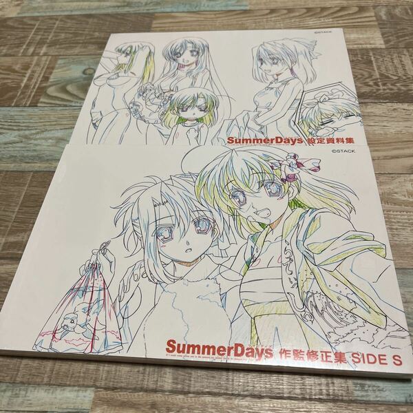 ★送料無料★新品未開封★Summer Days★サマーデイズ★作監修正集/sideS★設定資料集★オーバーフロー★over flow★